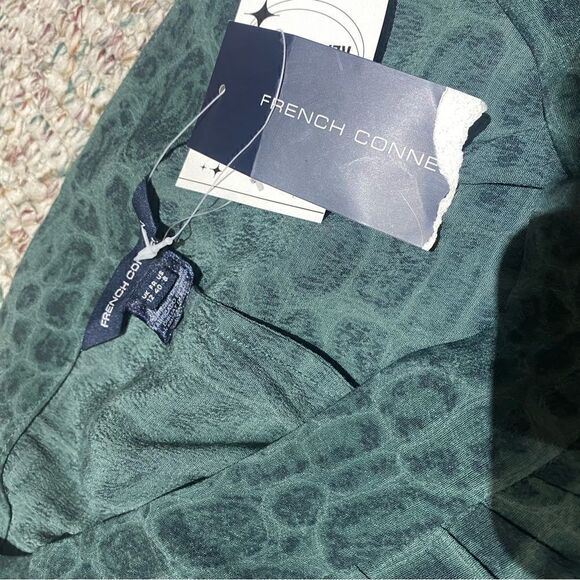 French Connection Mob Wife Alligator Print Trousers Womens Size 8 - Picture 5 of 8